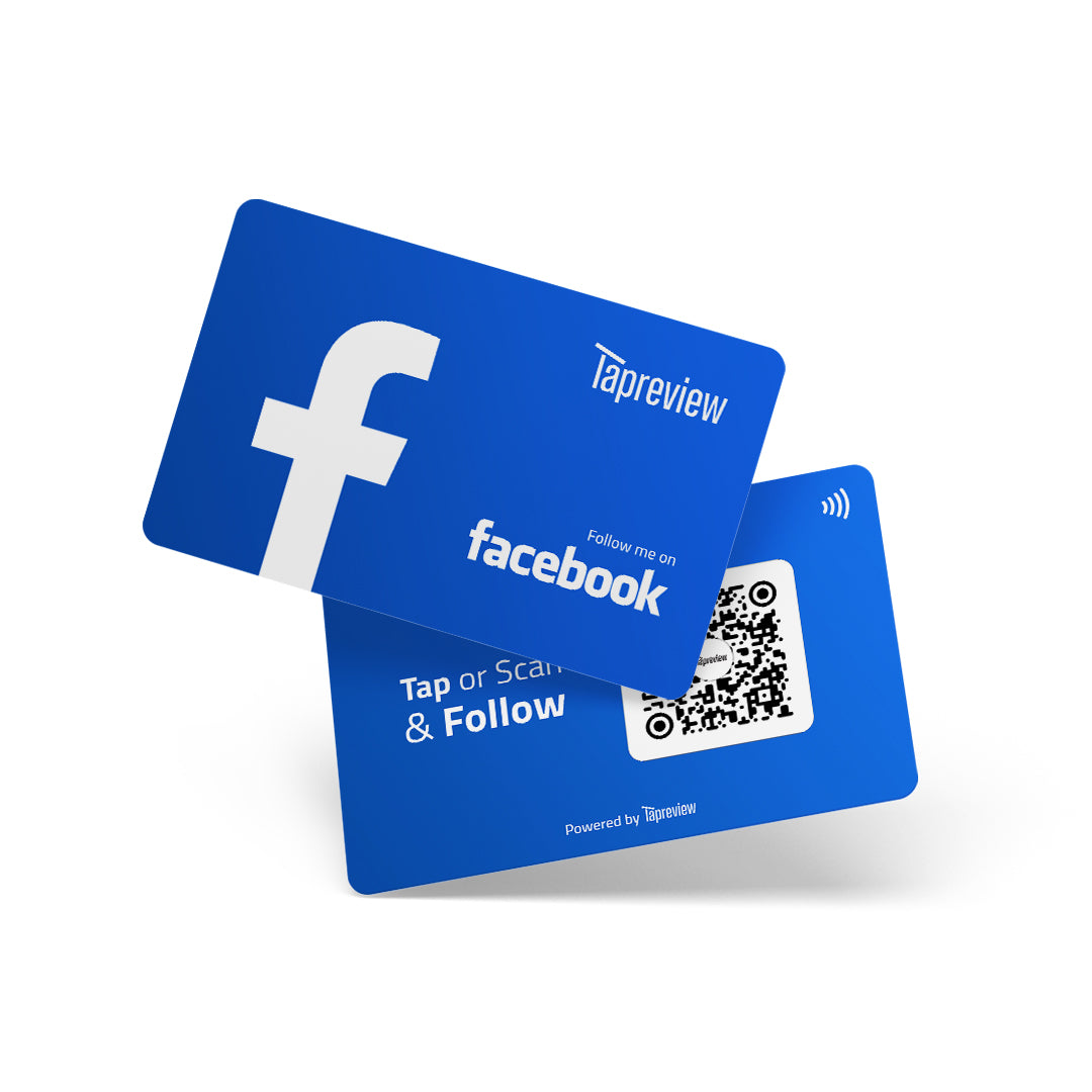 NFC + QR Facebook Card