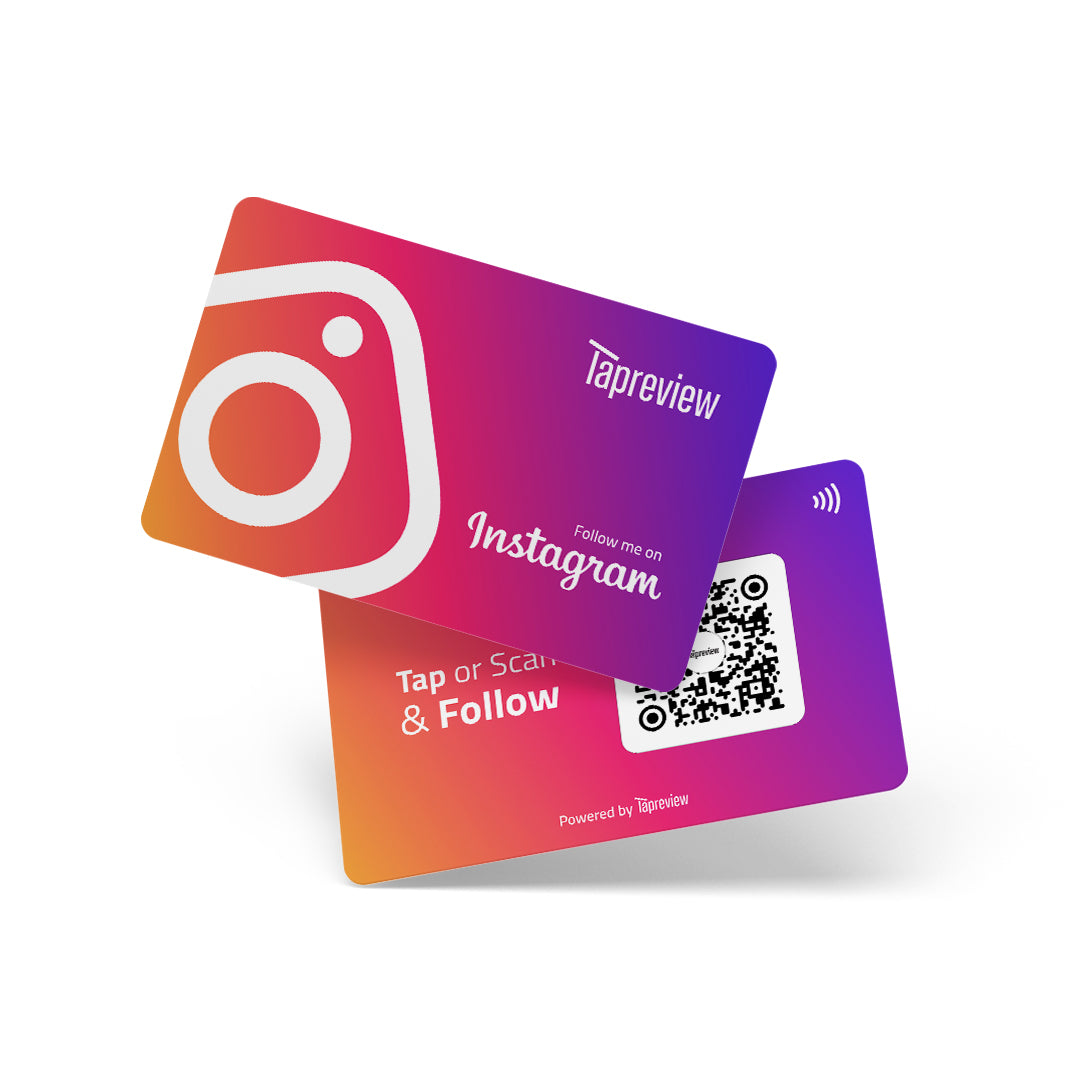 NFC + QR Instagram Card