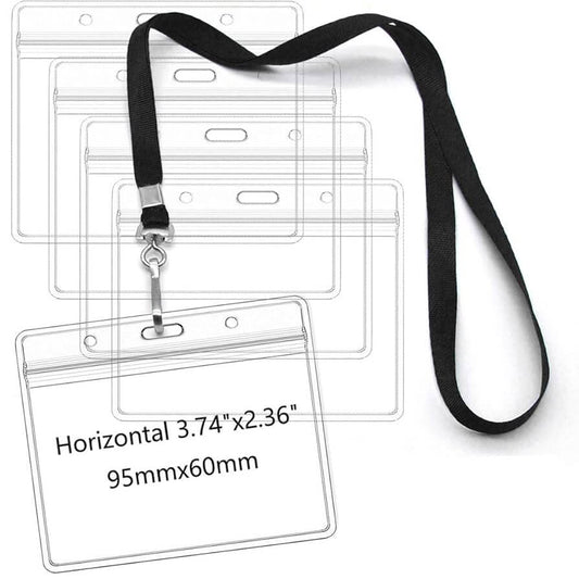 Waterproof resealable Horizontal Lanyards